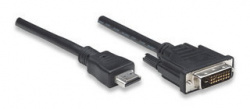 Cable HDMI A DVI MANHATTAN 372503