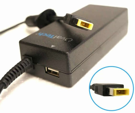 Adaptador para Computadora Port&aacute;til OVALTECH 20V/4.62AH C/Blister + USB