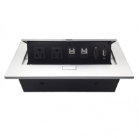CAJA PARA MESA: HDMI, USB, RJ45 CAT6 BROBOTIX 171224